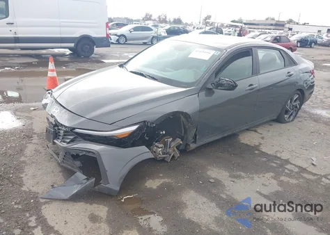 2025 Hyundai Elantra Sel Sport from USA, damaged, VIN KMHLM4DGXSU962264